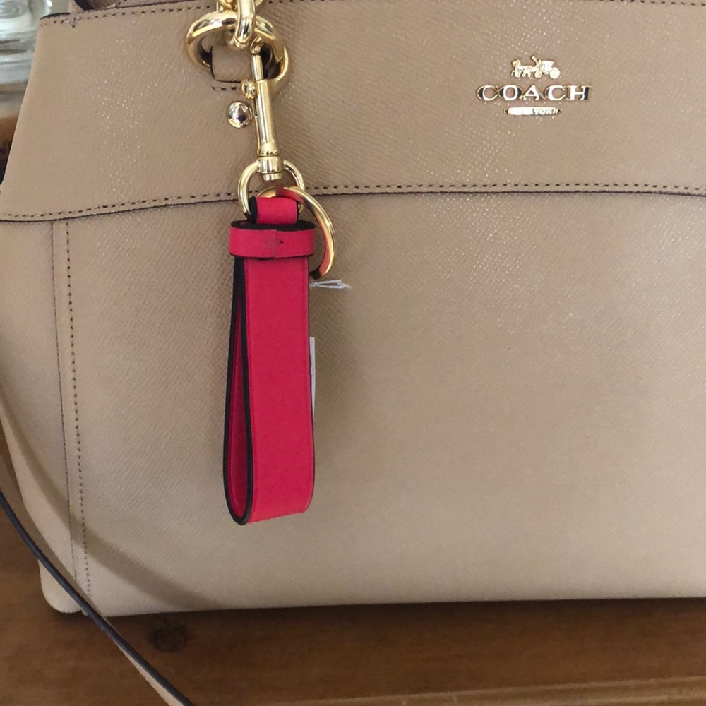 Coach keychain/bag charm